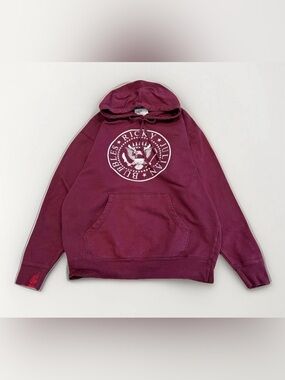 Trailer Park Boys Hoodie Size Large Ricky Julian Bubbles Crest Graphic Maroon